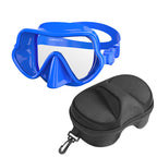 Diving mask with wide field of vision