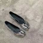 Women's Metallic Ballet Flats