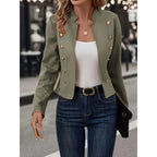 Women's Blazer Jacket with Button Details