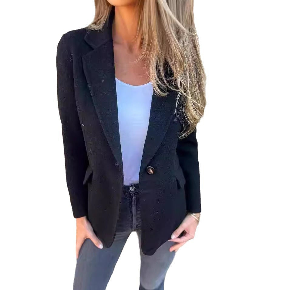 Elegant Textured Soft Blazer
