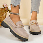 Women's Breathable Slip-On Sneakers with Decorative Detail