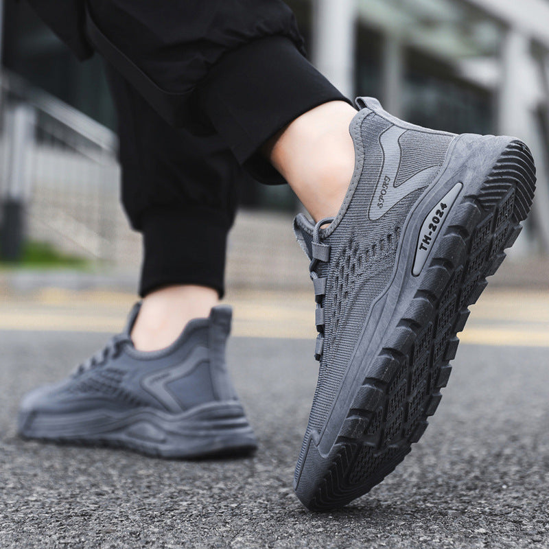 Women's Breathable Sports Sneakers with Flexible Mesh Upper and Non-Slip Sole