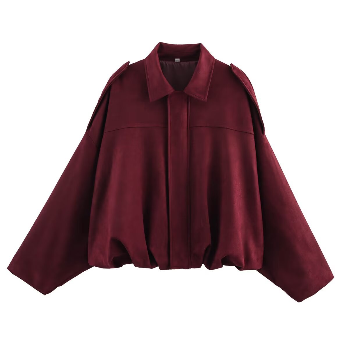 Elegant Oversized Jacket with Refined Cut