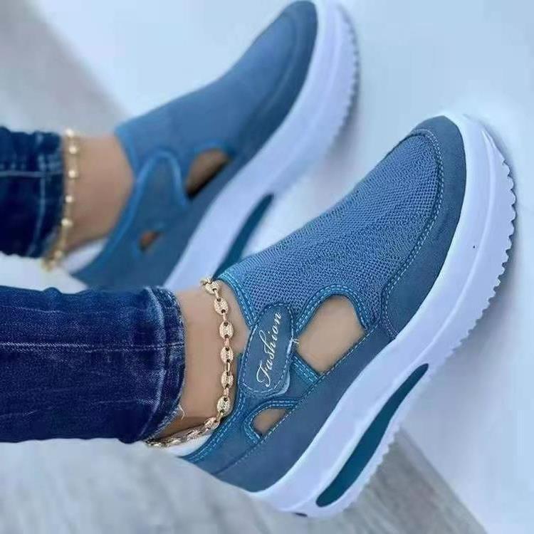 Women's Breathable Sneakers with Airy Inserts