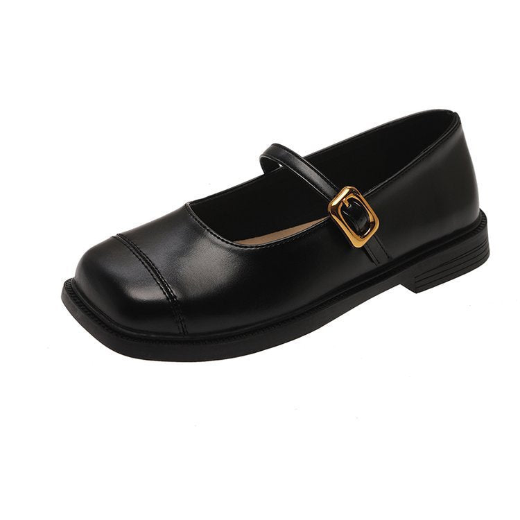 Women's Ballet Flats with Buckle Detail
