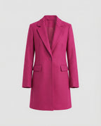 Textured Long Blazer
