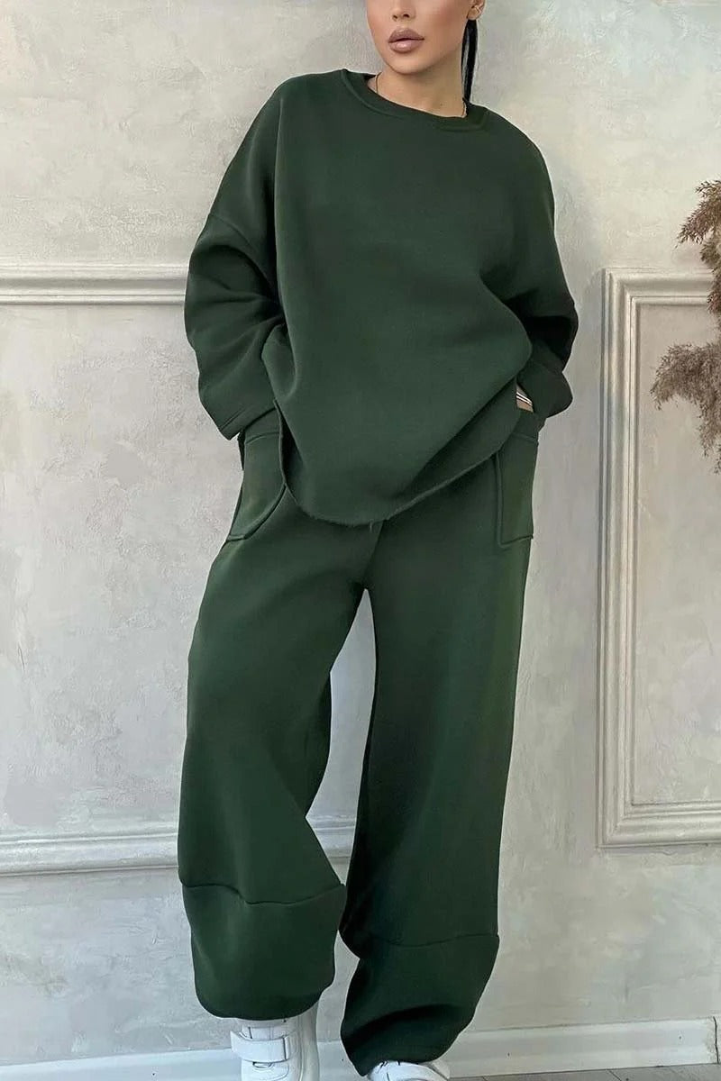 Women's Cozy Oversized Sweat Set
