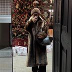 Women's Luxury Faux Fur Coat