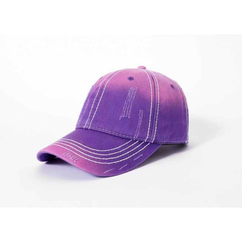Men's Classic Distressed Cotton Baseball Cap