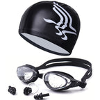 Swimming Set with Hydrodynamic Goggles and Kalsten Swim Cap