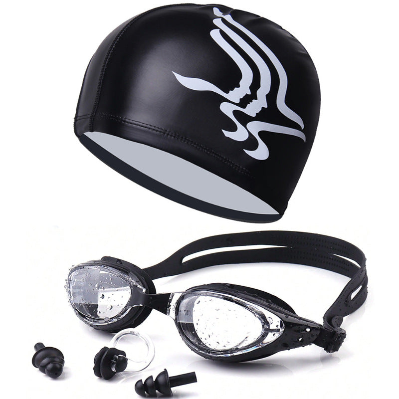 Swimming Set with Hydrodynamic Goggles and Kalsten Swim Cap