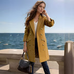 Elegant Double-Breasted Coat