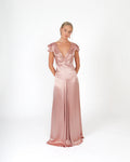 Elegant and Flowing Satin Jumpsuit