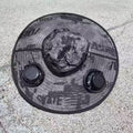 Ventilated outdoor fishing hat with two rechargeable fans