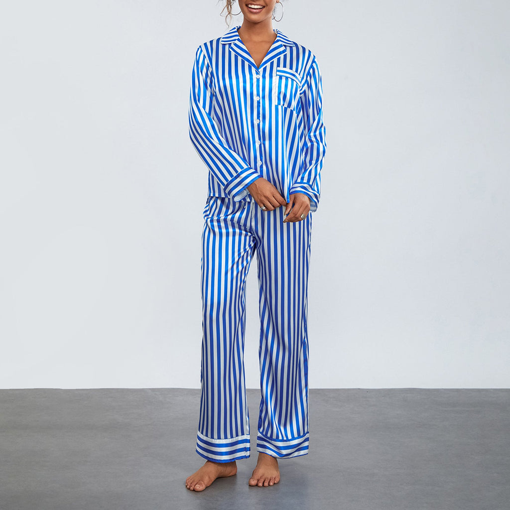 Women's Striped Pajama Set