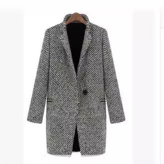 Women's Elegant Patterned Textured Blazer