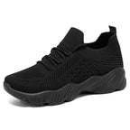 Women's Breathable Athletic Sneakers with Elastic Upper