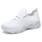 Women's Breathable Athletic Sneakers with Elastic Upper