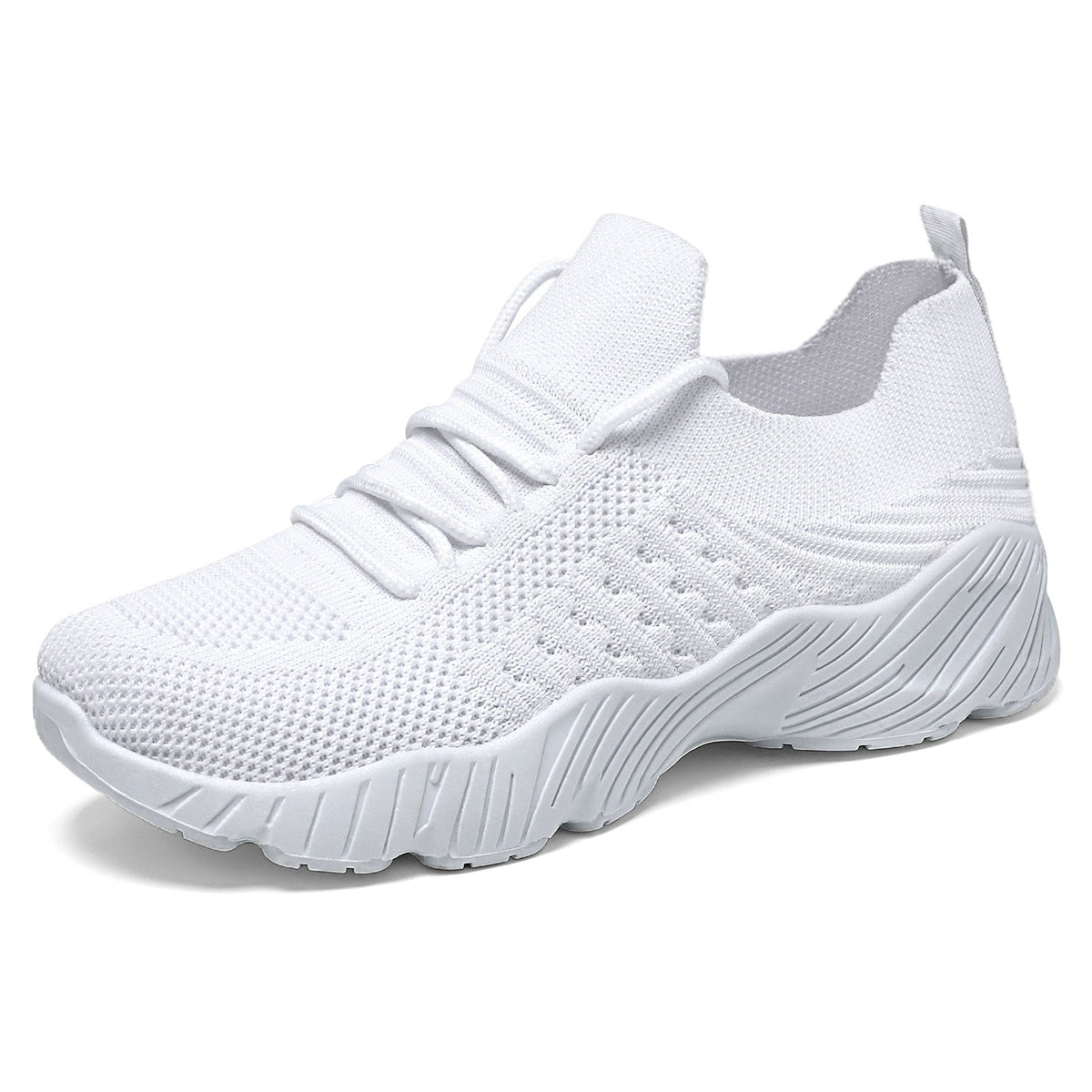 Women's Breathable Athletic Sneakers with Elastic Upper