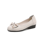 Women's Ballet Flats with Knot Detail