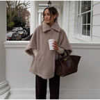 Women's Fluffy Poncho