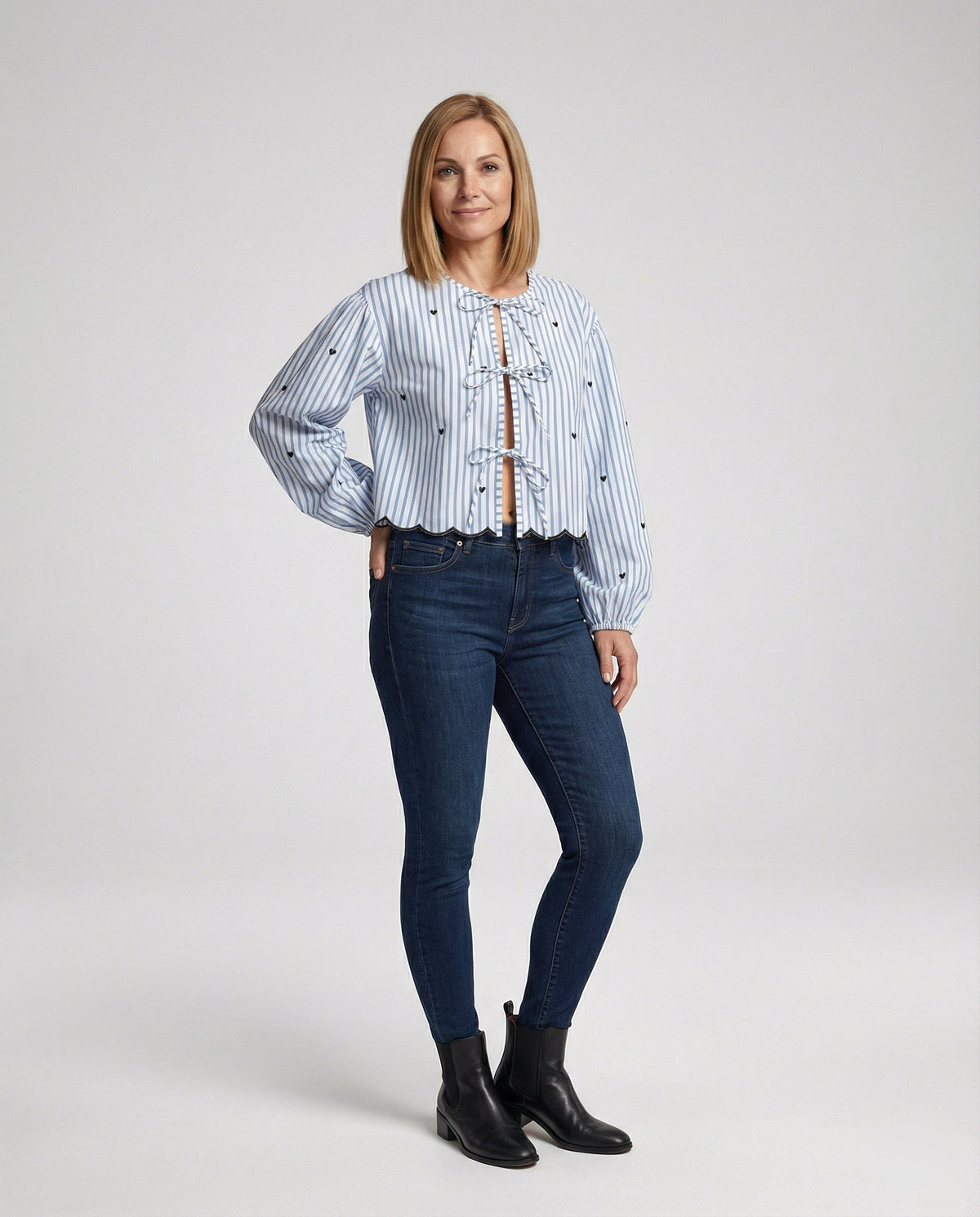 Women's Blouse with Wide Cut