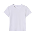 Women's Basic Crew Neck T-Shirt in Breathable Fabric