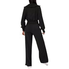 Women's Casual Zipper Wide-Leg Jumpsuit