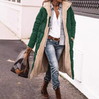 Women's Long Padded Winter Jacket with Luxurious Lining