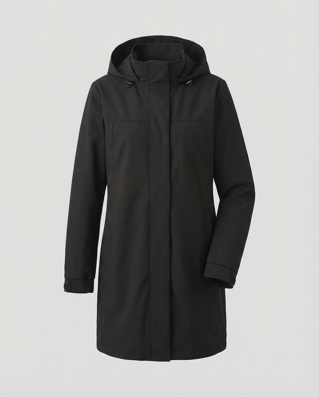 Women's Sporty Transitional Parka with Pockets