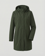 Women's Sporty Transitional Parka with Pockets