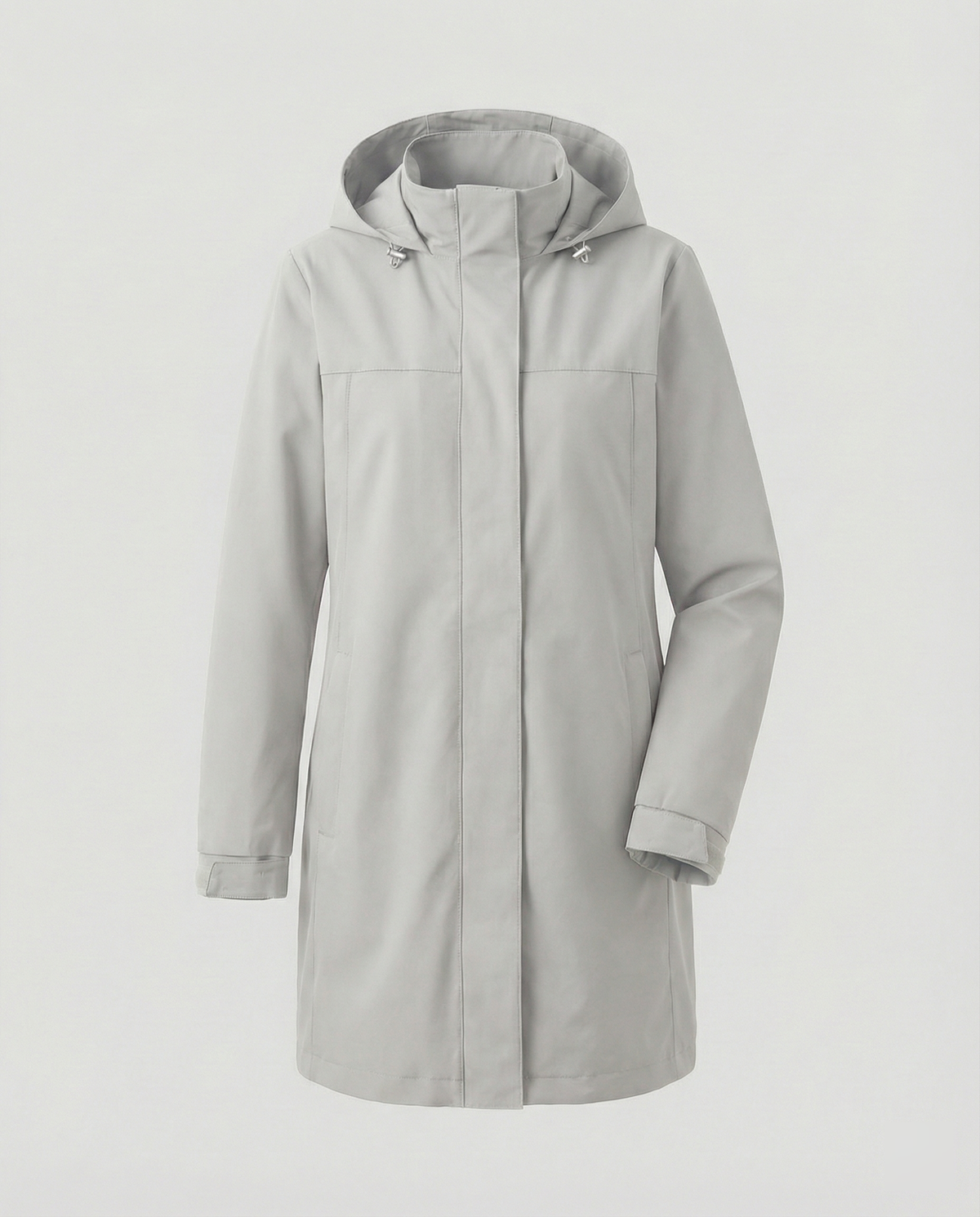 Women's Sporty Transitional Parka with Pockets