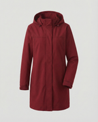Women's Sporty Transitional Parka with Pockets