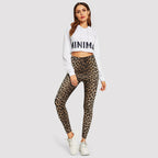 Women's Elegant Leopard Print Leggings