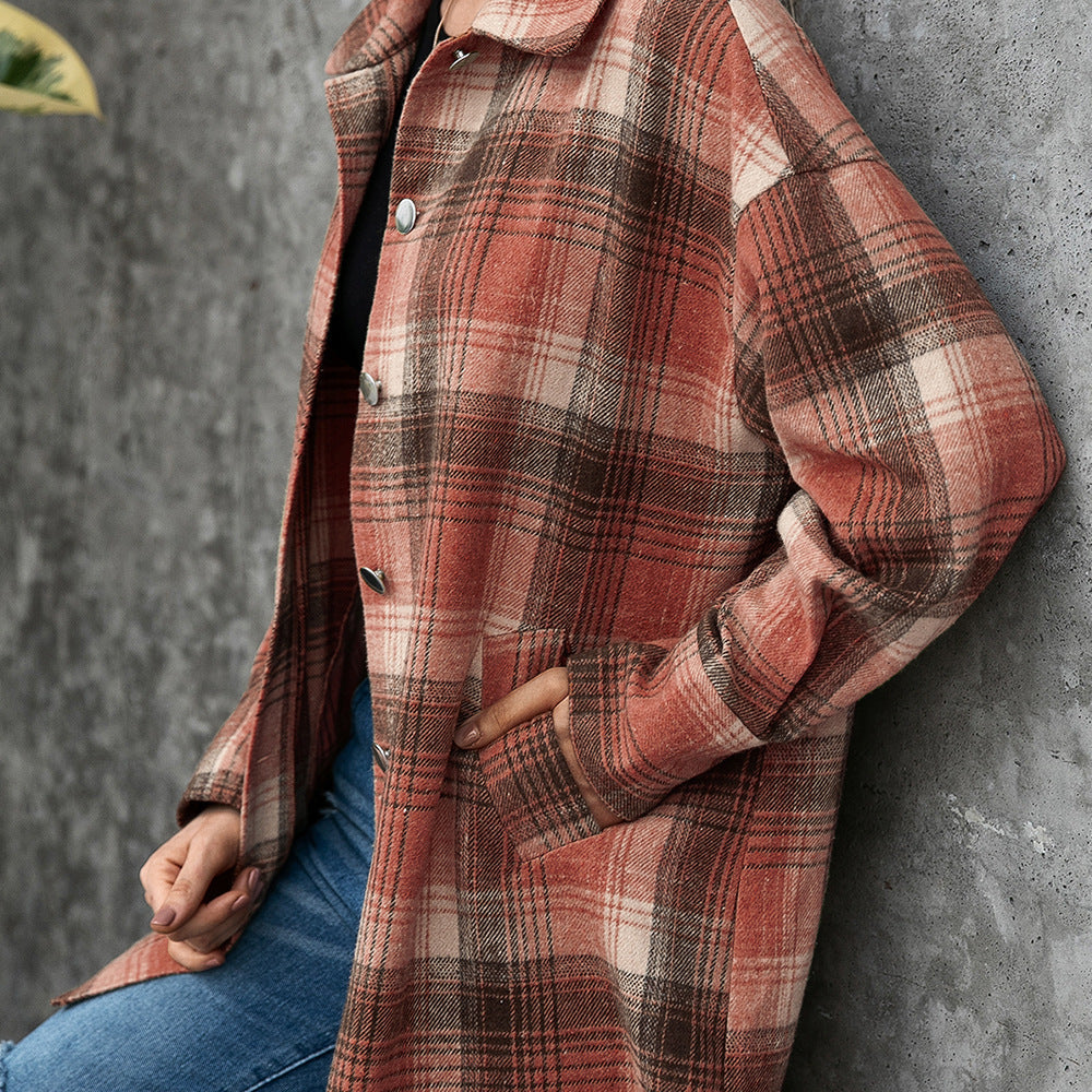 Women's Plaid Overshirt