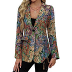 Women's Floral Blazer Jacket