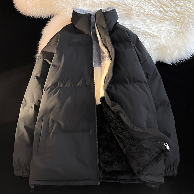 Women's Down Jacket with Soft Lining and High Collar