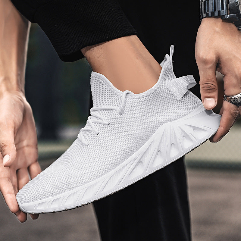 Women's Breathable Mesh Running Shoes with Flexible Sole