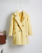 Women's Cozy Double-Button Coat