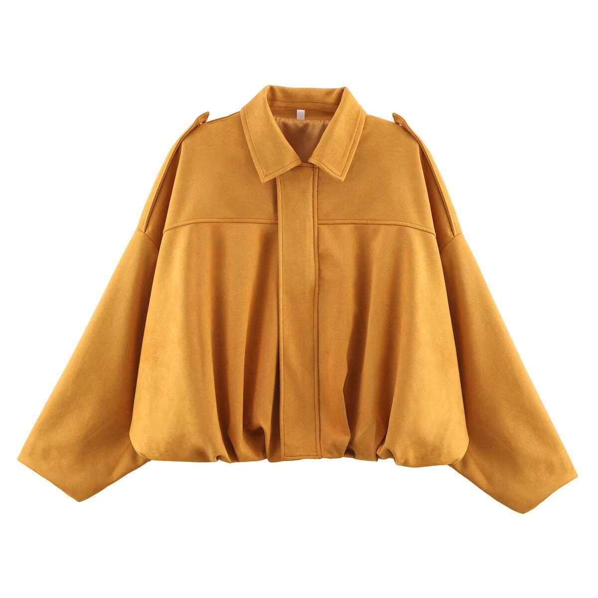 Elegant Oversized Jacket with Refined Cut