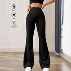 Women's Elegant High-Waist Bootcut Trousers
