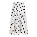 Women's Polka Dot Maxi Skirt