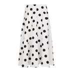 Women's Polka Dot Maxi Skirt