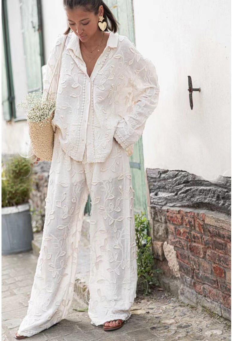 Women's Blouse with Fine Embroidery and Airy Fit