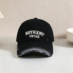 Men's Casual Distressed Textured Baseball Cap