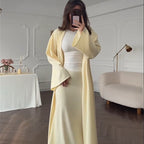 Elegant Long Coat with Soft Flowing Silhouette