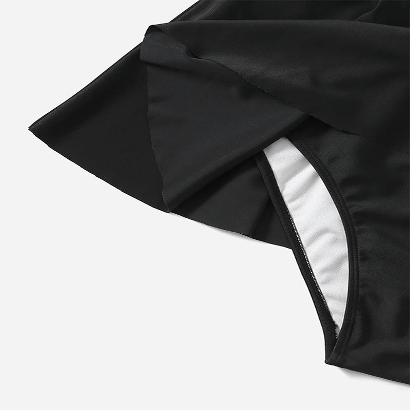 Women's Swim Skirt with Integrated Bikini Bottoms