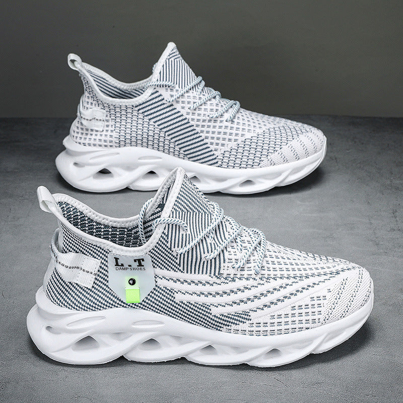 Women's Breathable Athletic Shoes with Cushioning Sole and Flexible Design