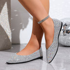 Women's Glitter Ballet Flats