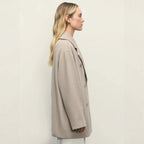 Women's Elegant Double-Breasted Coat Jacket